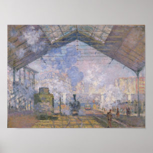 Claude Monet   The Gare St. Lazare, 1877 Poster