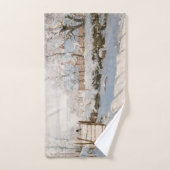 Claude Monet - The Magpie Bad Handdoek (Handdoek)