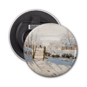Claude Monet - The Magpie Button Flesopener