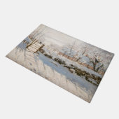 Claude Monet - The Magpie Deurmat (Schuin)