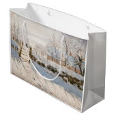 Claude Monet - The Magpie Groot Cadeauzakje (Achterkant Gekanteld)