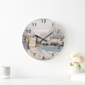 Claude Monet - The Magpie Grote Klok (Huis)