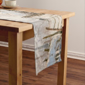 Claude Monet - The Magpie Korte Tafelloper (Voorbeeld)