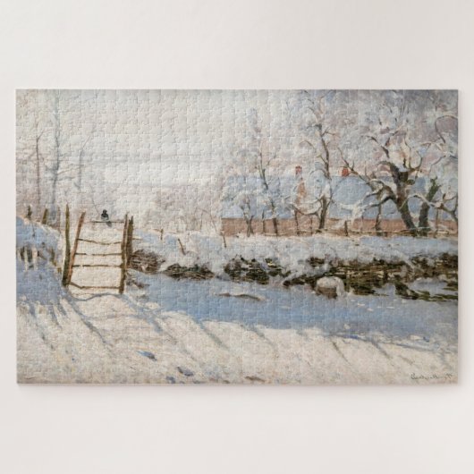 Claude Monet - The Magpie Legpuzzel (Horizontaal)