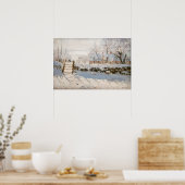 Claude Monet - The Magpie Poster (Keuken)