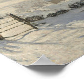 Claude Monet - The Magpie Poster (Hoek)