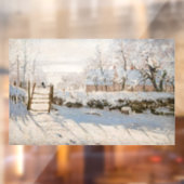 Claude Monet - The Magpie Raamsticker (Vel 2)