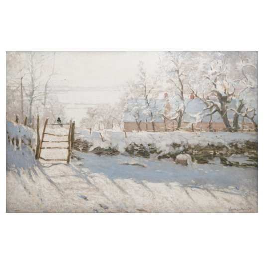 Claude Monet - The Magpie Stof (Yard (91,4 cm))