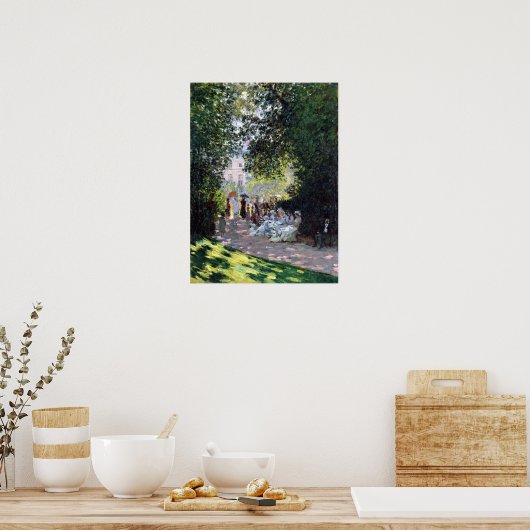 Claude Monet The Parc Monceau Poster (Keuken)