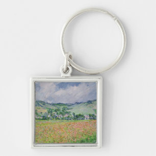 Claude Monet The Poppy Field near Giverny, 1885 Sleutelhanger