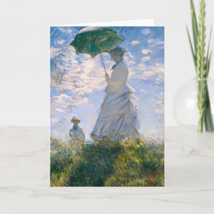 Claude Monet - The Promenade Feestdagen Kaart