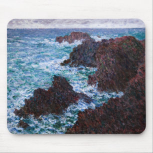 Claude Monet - The Rocks at Belle-Ile, Wild Coast Muismat