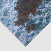 Claude Monet - The Rocks at Belle-Ile, Wild Coast Tissuepapier (Detail)