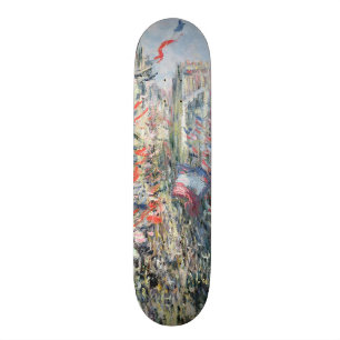 Claude Monet The Rue Montorgueil, Parijs Skateboard