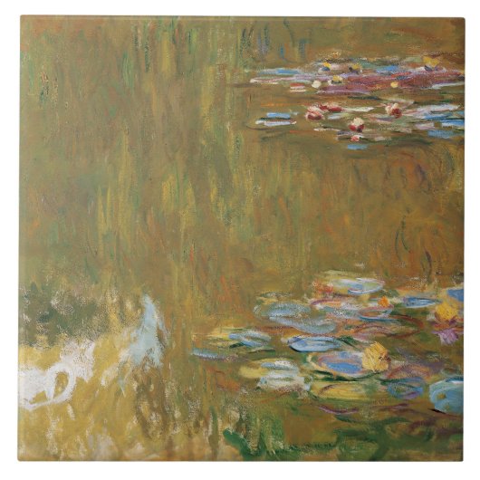 Claude Monet - The Water Lily Pond Tegeltje (Voorkant)