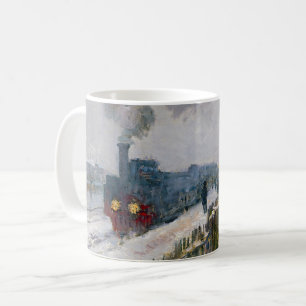 Claude Monet - Trein in de sneeuw / De locomotief Koffiemok