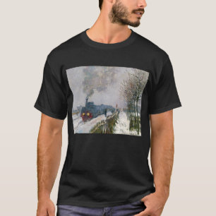 Claude Monet - Trein in in de Sneeuw / De Locomoti T-shirt