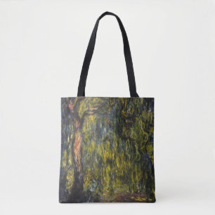 Claude Monet Treurwilg Impressionistische Kunst Draagtas