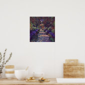 Claude Monet - tuinpad Poster (Keuken)