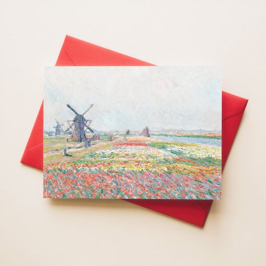Claude Monet Tulip Fields Haagse impressionist Briefkaart