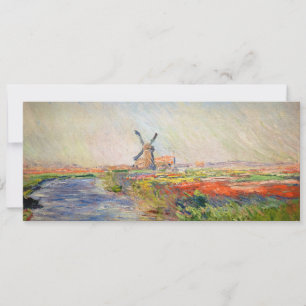 Claude Monet - Tulpenveld in Holland Kaart