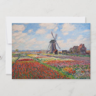 Claude Monet - Tulpenveld in Holland Kaart