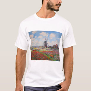 Claude Monet - Tulpenveld in Holland T-shirt