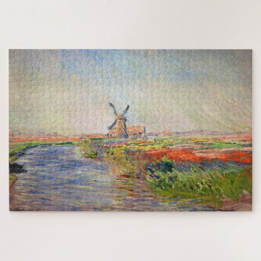 Claude Monet - Tulpenveld in Nederland Legpuzzel (Horizontaal)