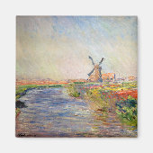 Claude Monet - Tulpenveld in Nederland Magneet (Voorkant)