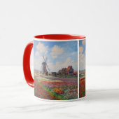 Claude Monet - Tulpenveld in Nederland Mok (Voorkant links)