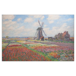 Claude Monet - Tulpenveld in Nederland Stof