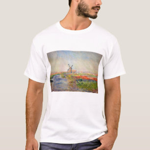 Claude Monet - Tulpenveld in Nederland T-shirt
