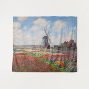 Claude Monet - Tulpenveld in Nederland Wandkleed