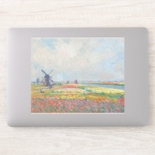 Claude Monet - Tulpenvelden bij Den Haag Sticker