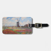 Claude Monet - Tulpveld in Holland Bagagelabel (Voorkant horizontaal)