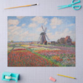Claude Monet - Tulpveld in Holland Tissuepapier (Craft)