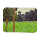Claude Monet | Twee bomen in de Prairie Magneet (Horizontaal)