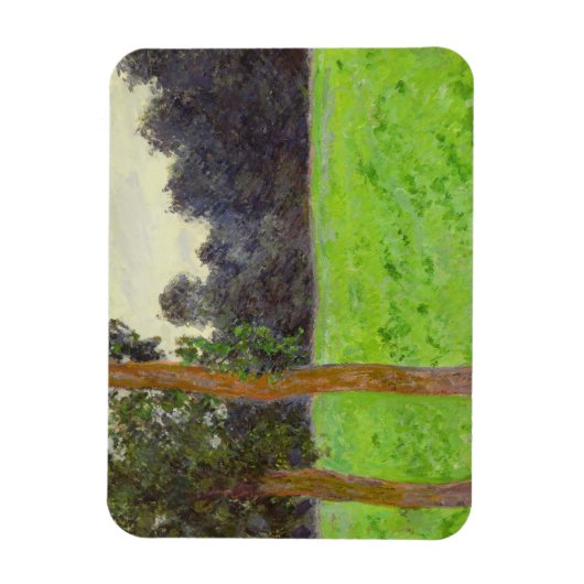 Claude Monet | Twee bomen in de Prairie Magneet (Verticaal)