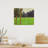 Claude Monet | Twee bomen in de Prairie Poster (Keuken)