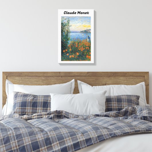 Claude Monet uitgerekt canvas (Insitu (Slaapkamer))