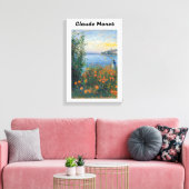 Claude Monet uitgerekt canvas Afdruk (Insitu (Woonkamer))
