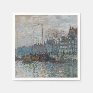 Claude Monet - Uitzicht Amsterdam Servet