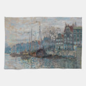 Claude Monet - Uitzicht Amsterdam Theedoek (Horizontaal)