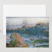 Claude Monet - Uitzicht van de Tuileries, Studie Bedankkaart (Voorkant / Achterkant)