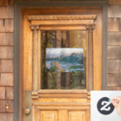 Claude Monet - Uitzicht van de Tuileries, Studie Raamsticker (Huis Deur)