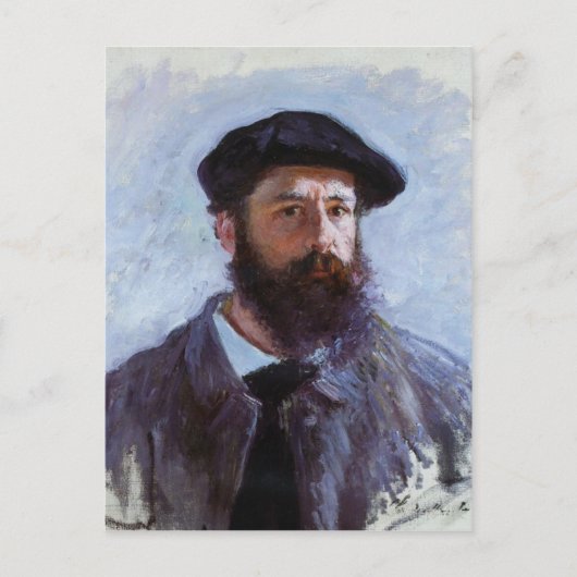 Claude Monet une carte postale autoportrait (Devant)