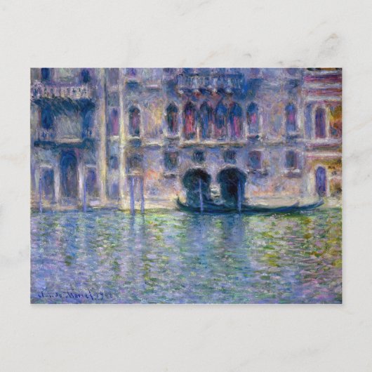 Claude Monet Venice Briefkaart (Voorkant)