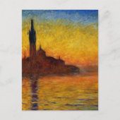 Claude Monet // Venice Twilight Briefkaart (Voorkant)