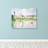 Claude Monet - Vetheuil in de zomer Canvas Afdruk (Insitu (Houten vloer))