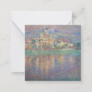 Claude Monet - Vetheuil, Sunset Notitiekaartje
